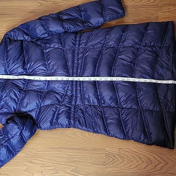 ELLEN TRACY DOWN FILLED PUFFER DUAL CLOSURE Packable Parka Hood - Picture 12 of 15